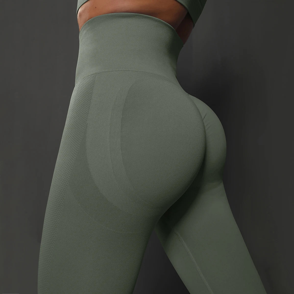 Butt Lifting Contour Fit High Waisted Leggings