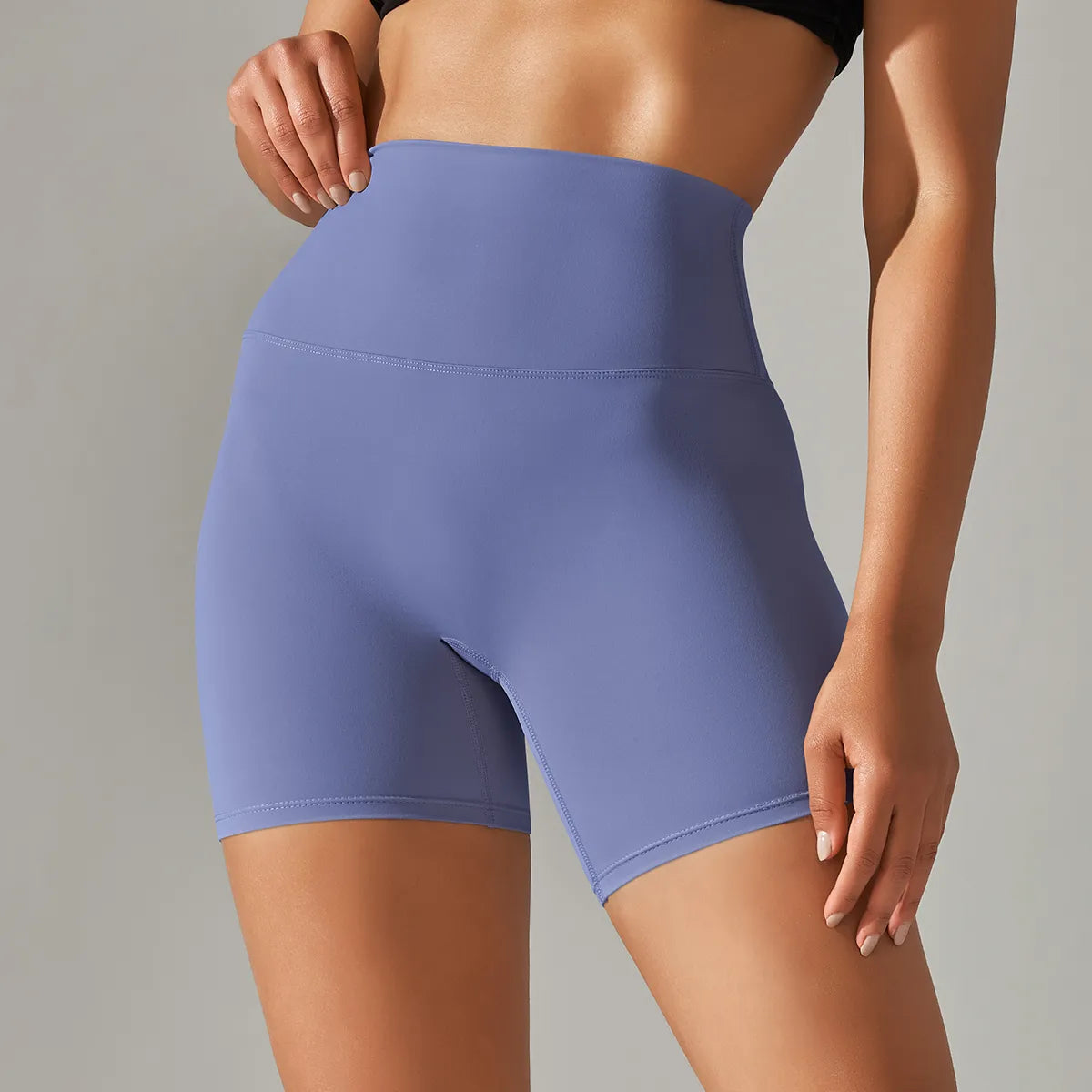 Soft Skin High Waist Yoga Shorts