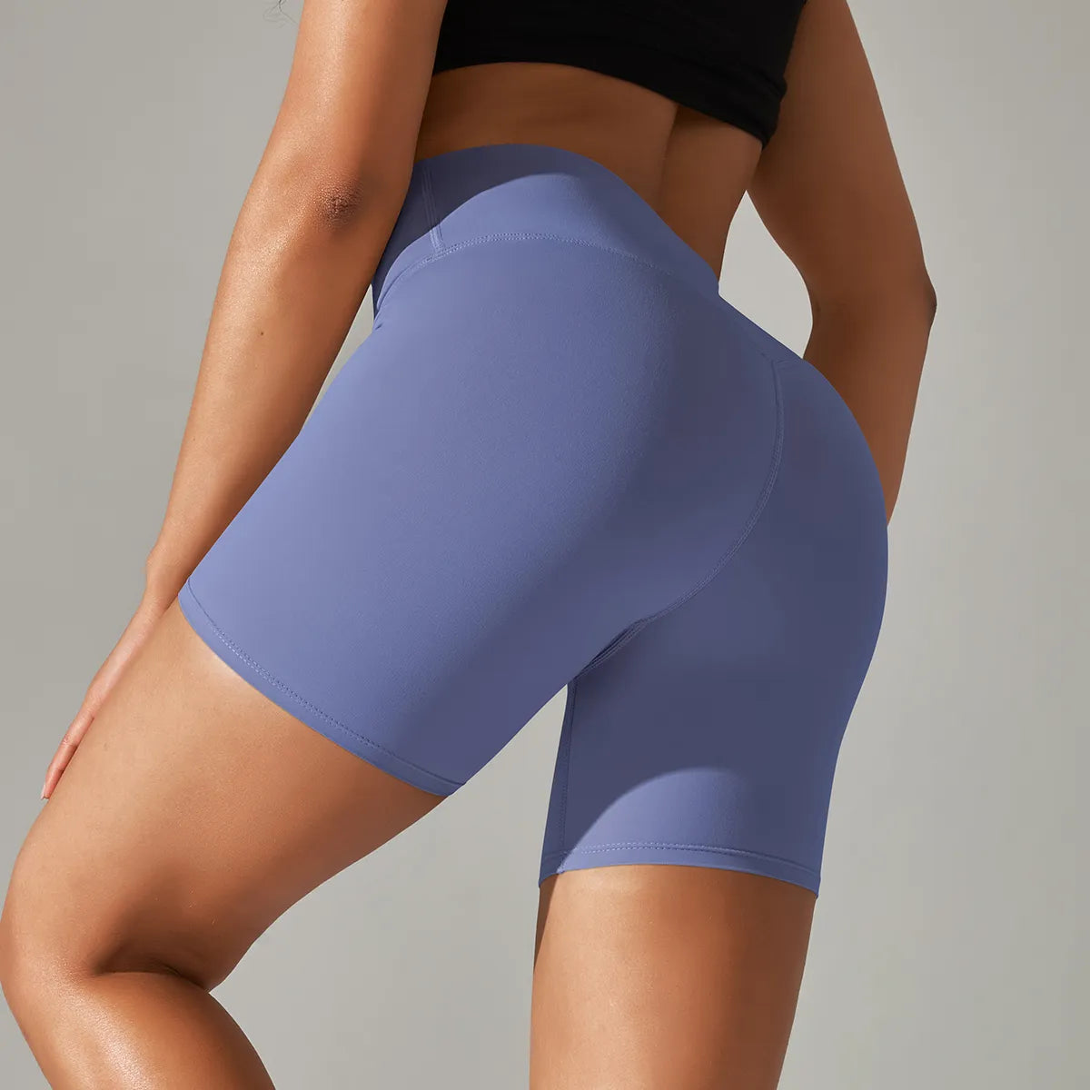 Soft Skin High Waist Yoga Shorts