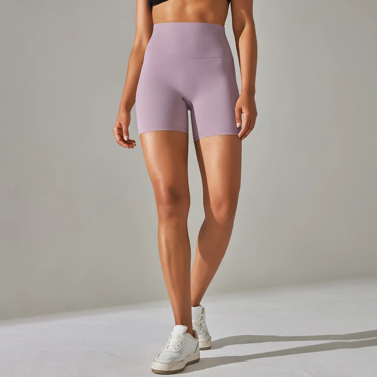 Soft Skin High Waist Yoga Shorts